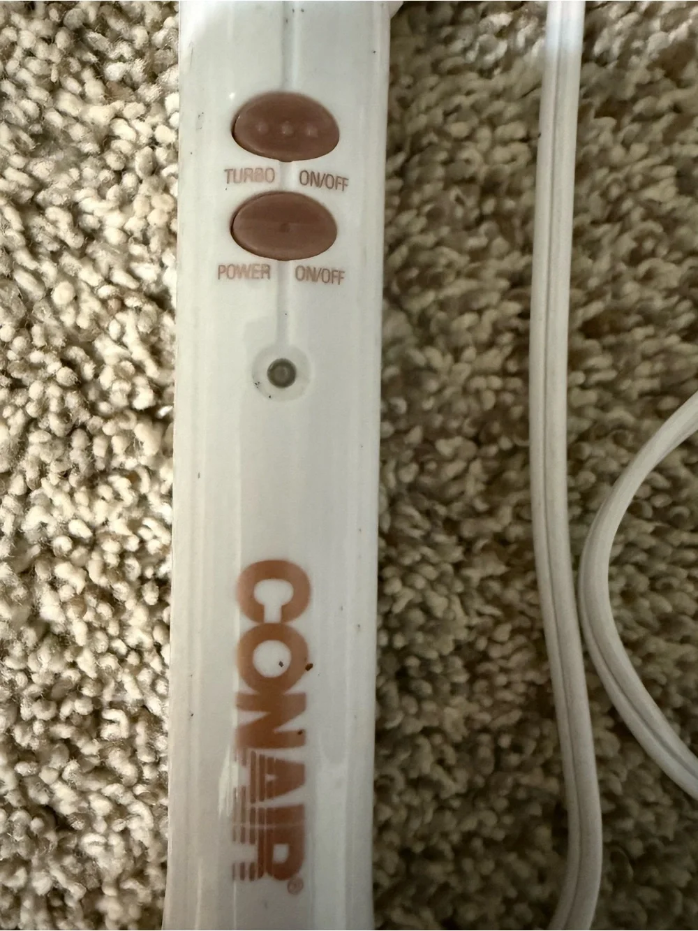 Conair 3-Barrel Waver in Rose Gold and White